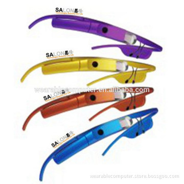 Colrful Wireless Bluetooth glasses support blink eyes to take photo
